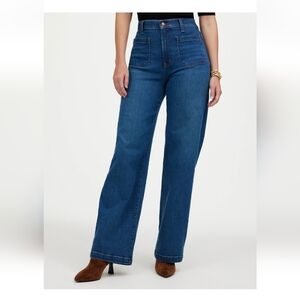 Curvy Emmett Wide Leg Jeans